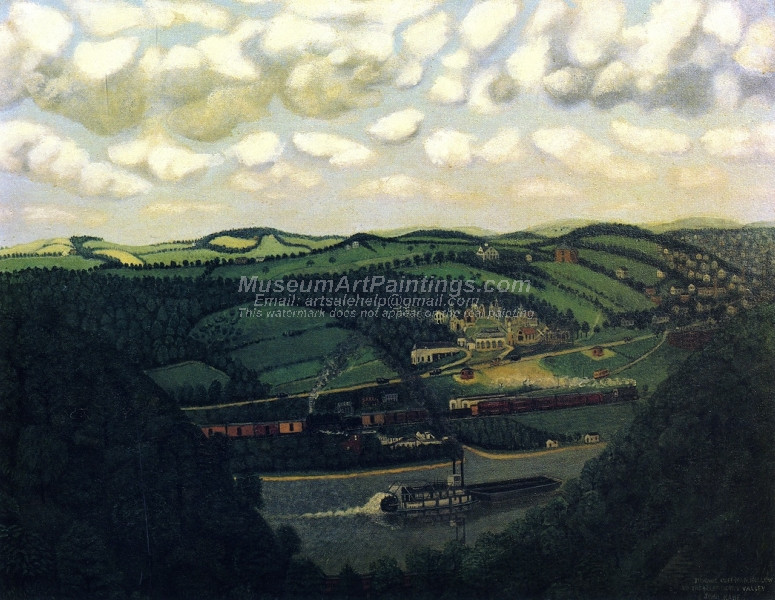 Through Coleman Hollow Up the Allegheny Valley by John Kane