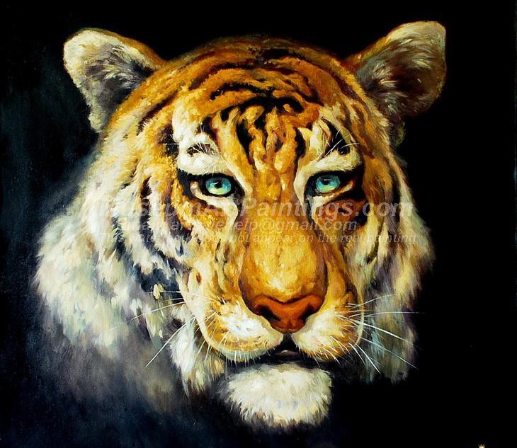 Tiger Oil Paintings 012