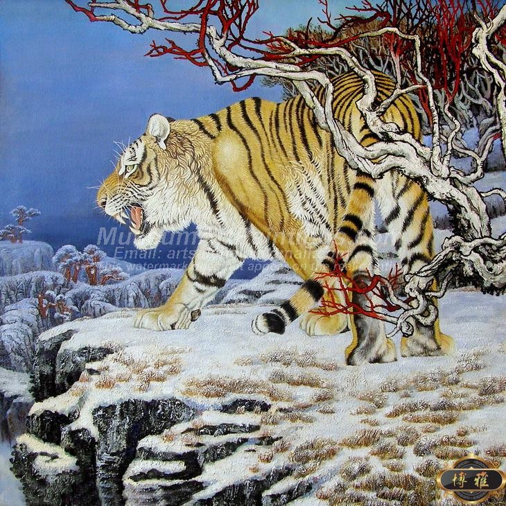 Tiger Oil Paintings 031