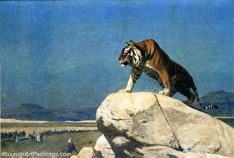 Tiger on the Lookout Painting