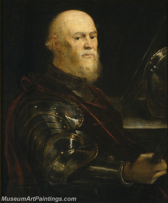 Tintoretto Jacopo Robusti Almirante veneciano Painting