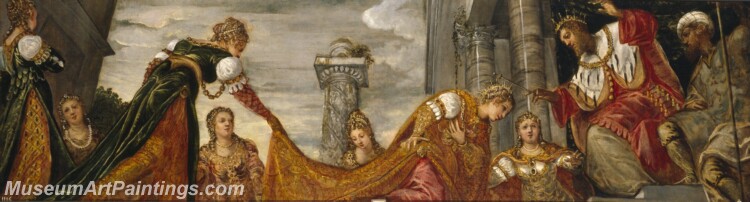 Tintoretto Jacopo Robusti Ester ante Asuero Painting