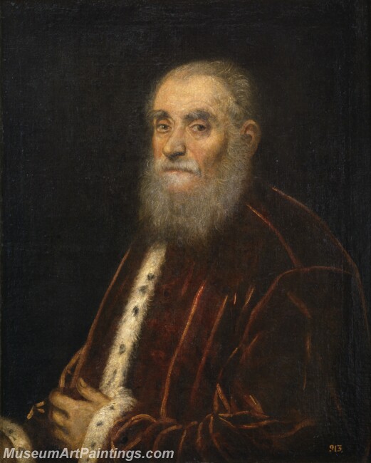 Tintoretto Jacopo Robusti Marco Grimani Painting