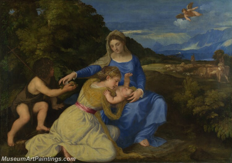 Titian The Aldobrandini Madonna Painting