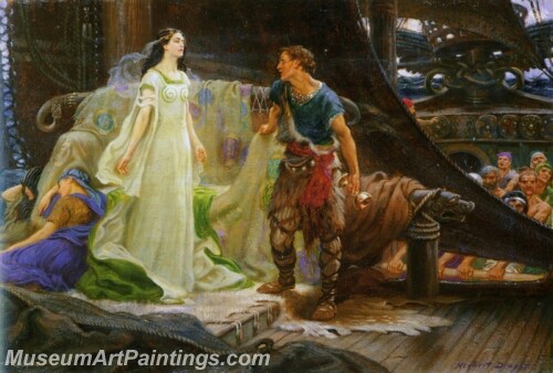 Tristan and Isolde Painting