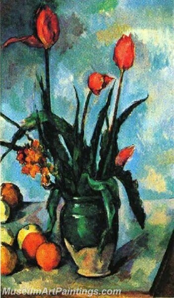 Tulips in a Vase Painting