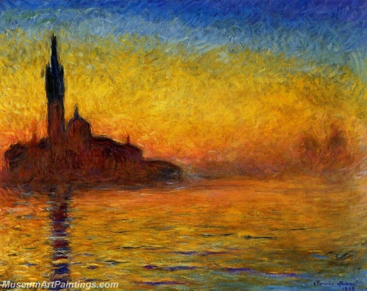 Twilight Venice Painting