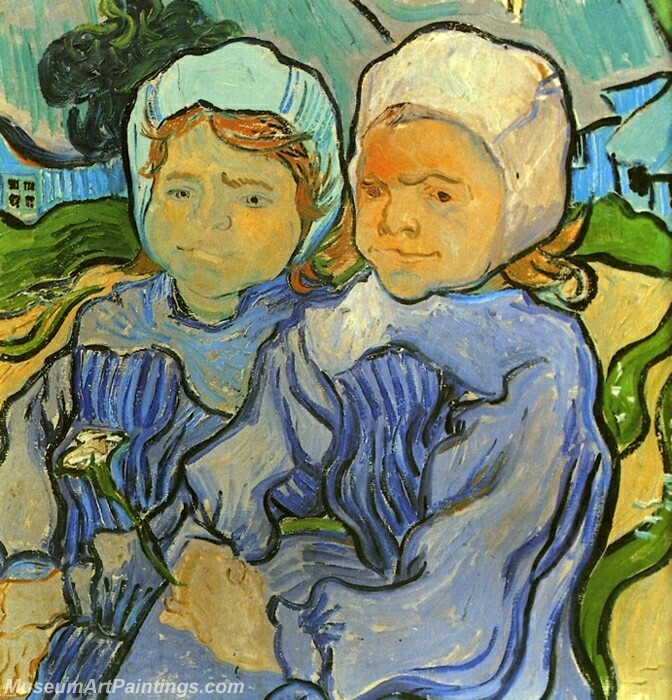 Two Children Painting