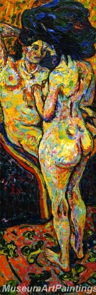 Two Nudes Painting