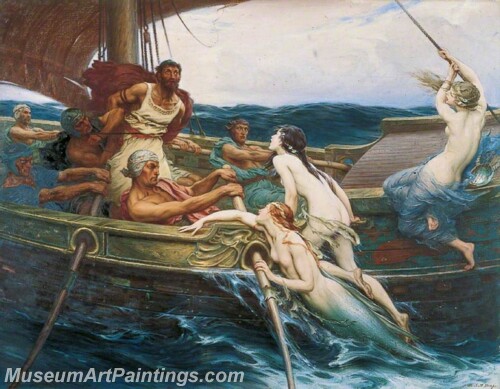 Ulysses and the Sirens Painting