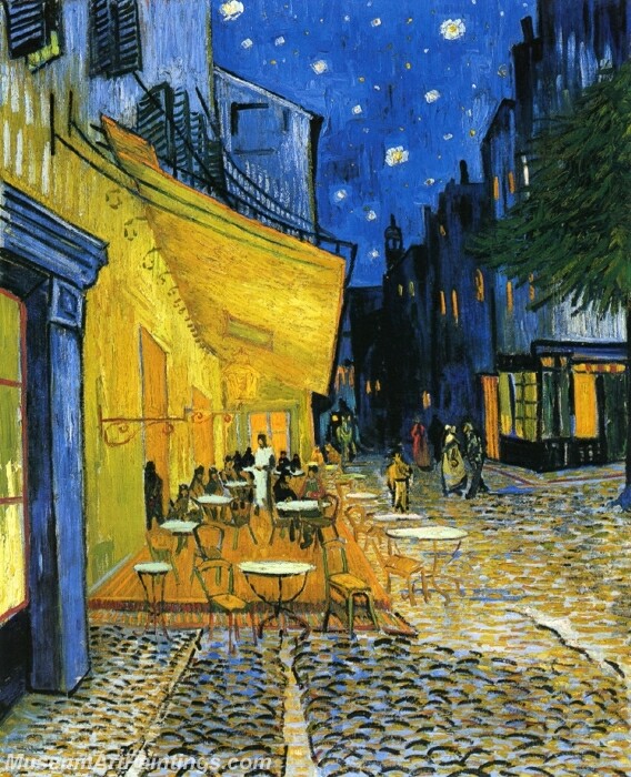 Van Gogh Cafe Terrace at Night Painting