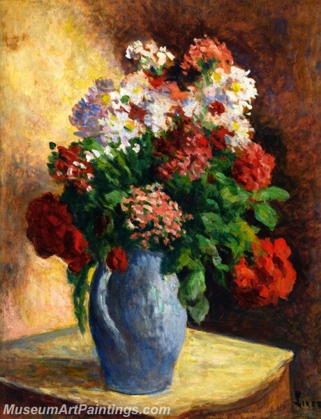 Vase of Wallflowers Painting