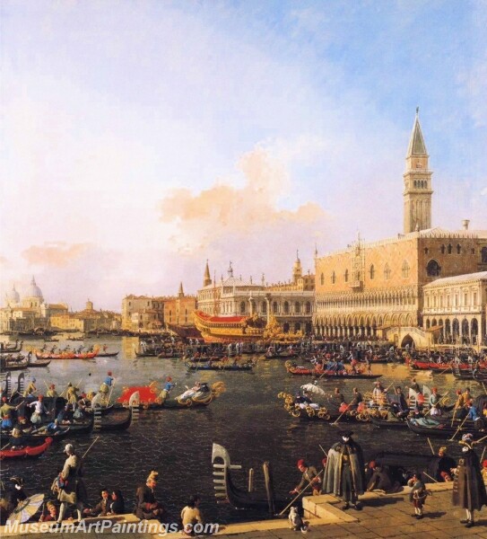 Venice Bacino di San Marco on Ascension Day Painting