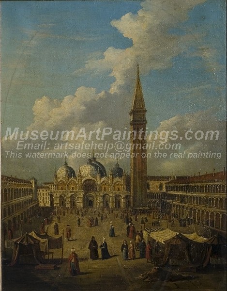 Venice Paintings Venice Piazza San Marco Looking towards the Cathedral
