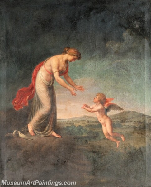 Venus and Cupid Painting