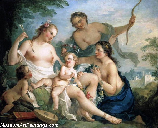 Venus and Cupid by Charles Joseph Natoire