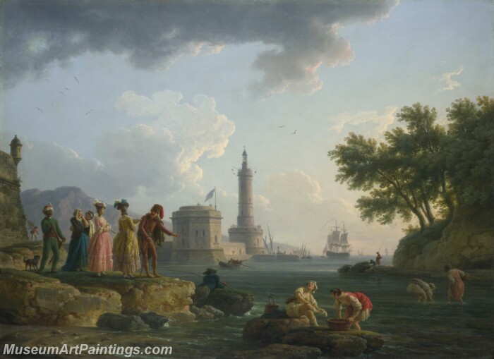 Vernet A SeaShore Painting