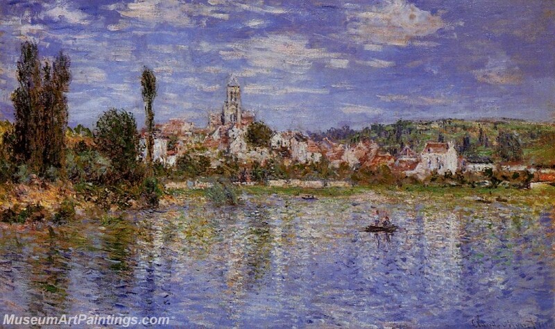 Vetheuil in Summer Painting