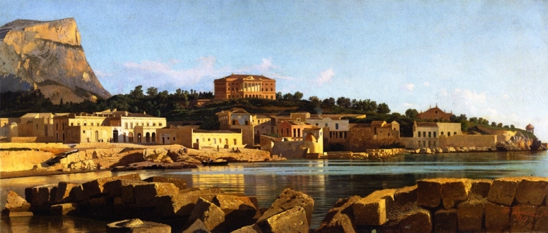 View of Acquasanta Palermo by Francesco Lojacono