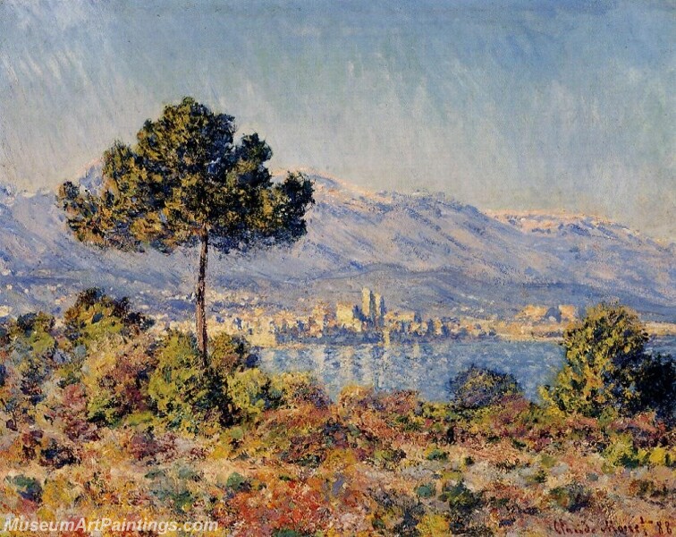 View of Antibes from the Notre Dame Plateau Painting