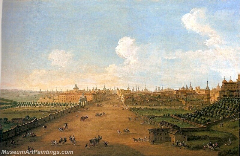 View of Atocha Painting