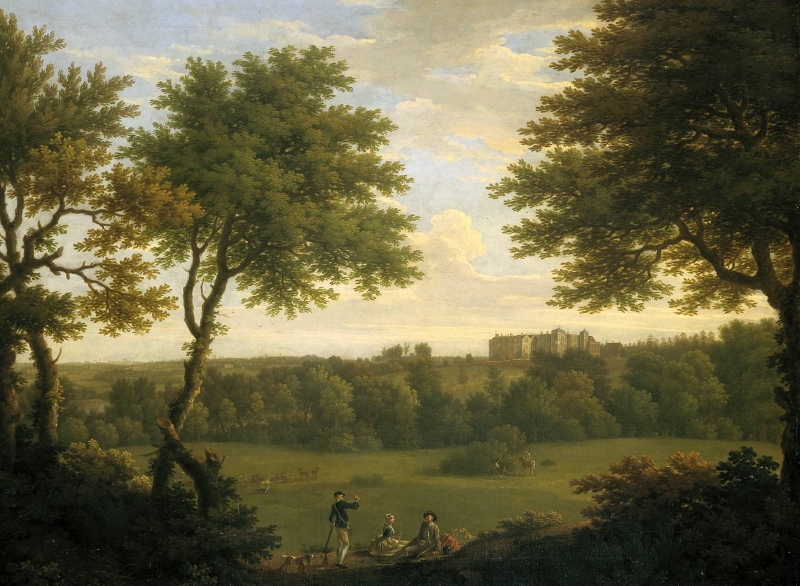 View of Copped Hall in Essex from the Park by George Lambert