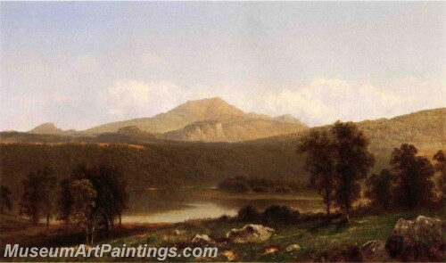 View of Mt Lafayette New Hampshire Painting