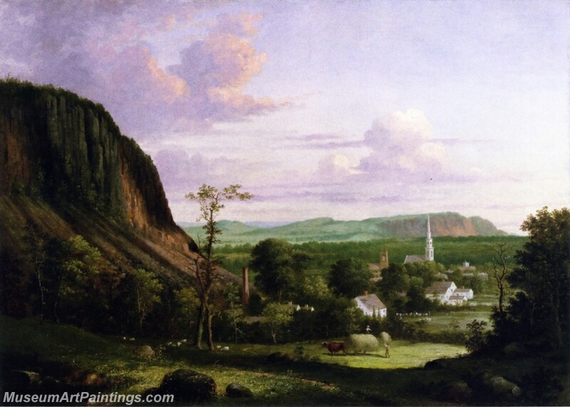 View of Westville Painting