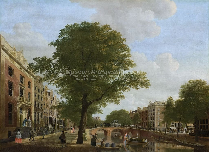 View of the Herengracht in Amsterdam Leidsestraat