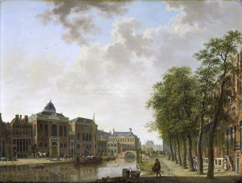 View of the Houtmarkt Amsterdam