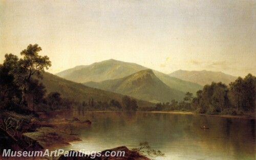 View on the Androscoggin River Maine Painting