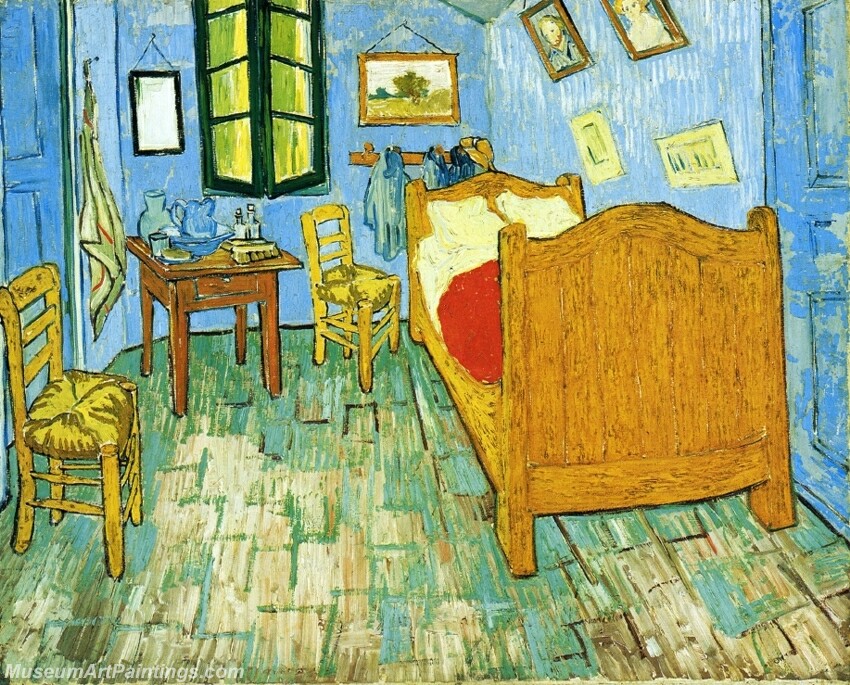 Vincent's Bedroom in Arles Painting