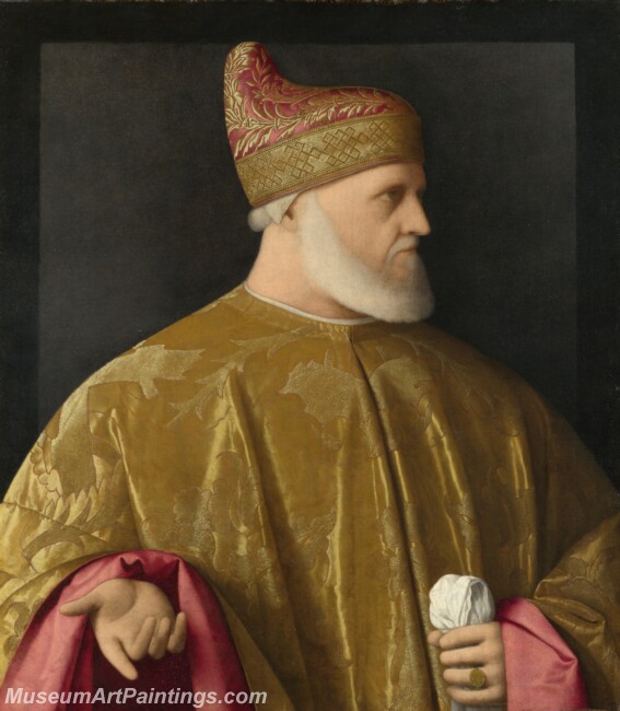 Vincenzo Catena Portrait of Doge Andrea Gritti Painting