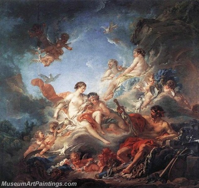 Vulcan Presenting Arms to Venus for Aeneas Painting