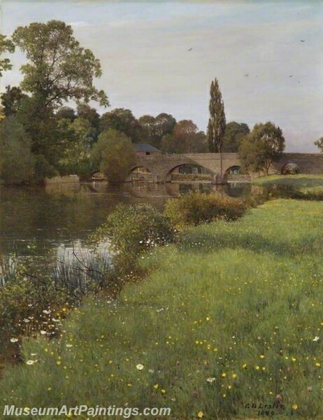 Wallingford Bridge Oxfordshire Painting