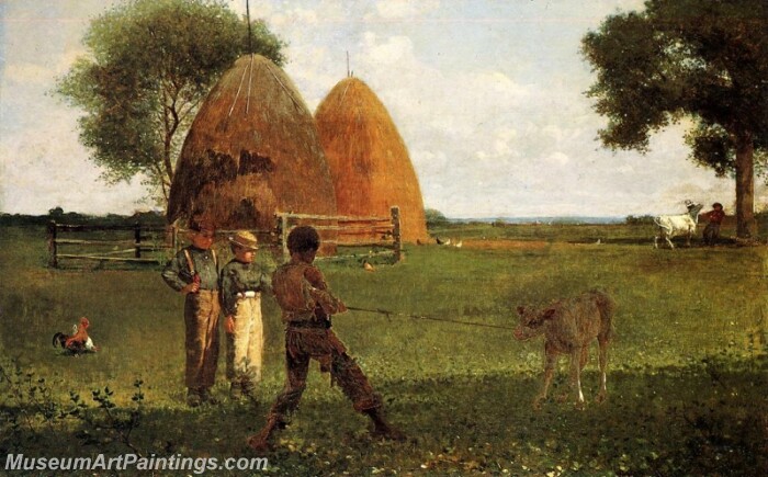 Weaning the Calf Painting