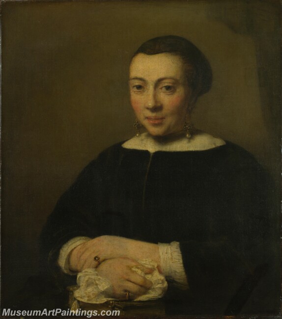 Willem Drost Portrait of a Young Woman Painting