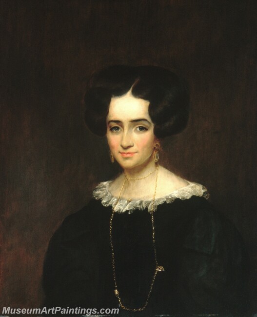 William Dunlap Mrs John Adams Conant Painting