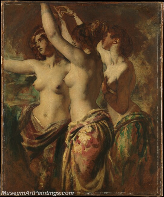 William Etty The Three Graces Painting