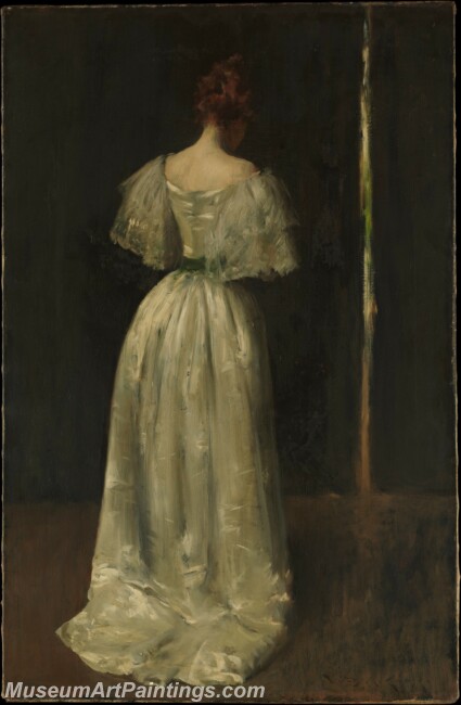 William Merritt Chase Seventeenth Century Lady Painting