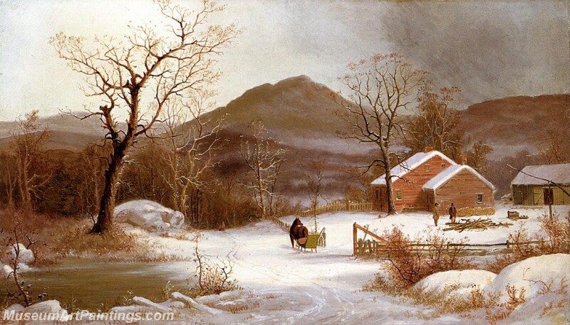 Winter Landscape Painting