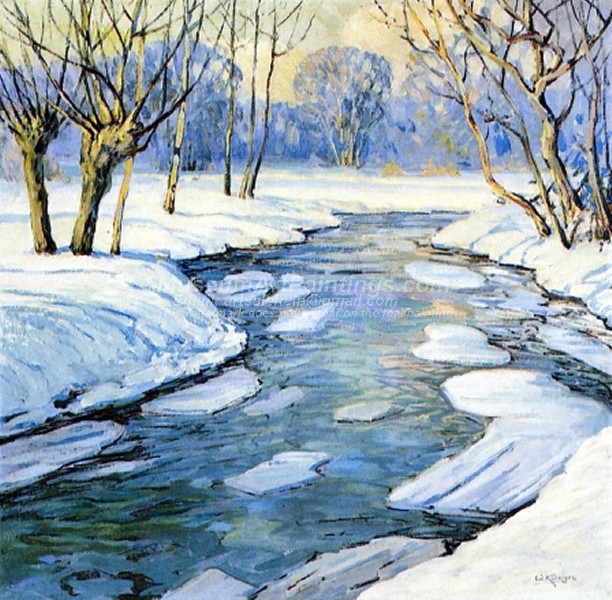 Winter Landscape by Walter Koeniger