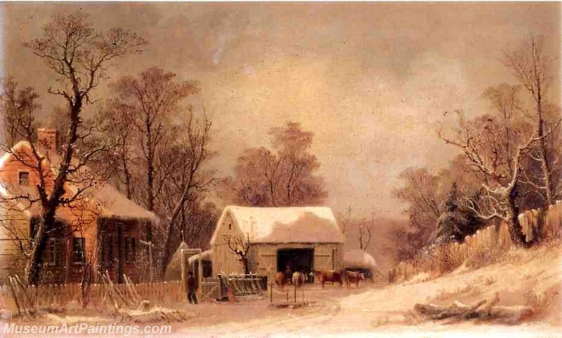 Winter in the Country 1 Painting