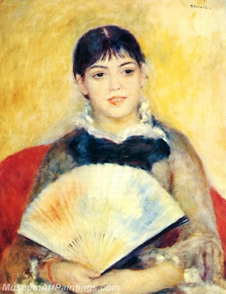 Woman with a Fan Painting