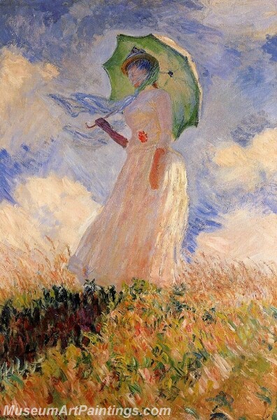 Woman with a Parasol Painting