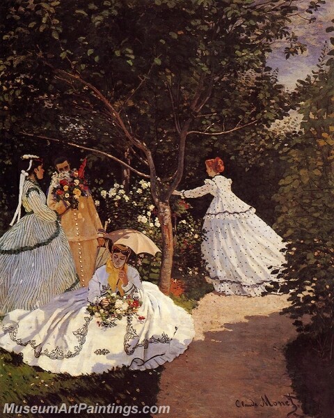 Women in the Garden Painting