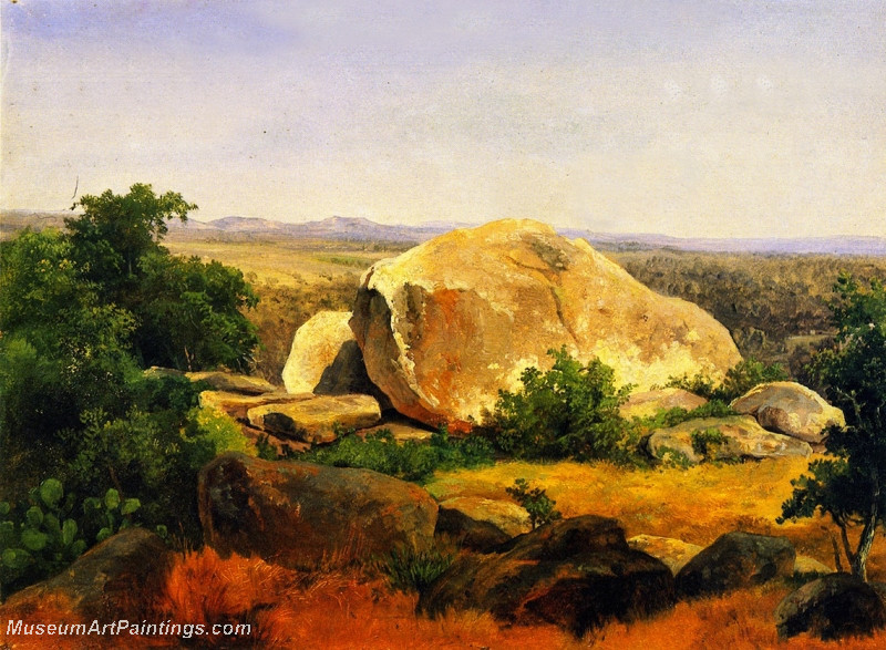 Yellow Boulders on Bear Mountain by Herman Lungkwitz